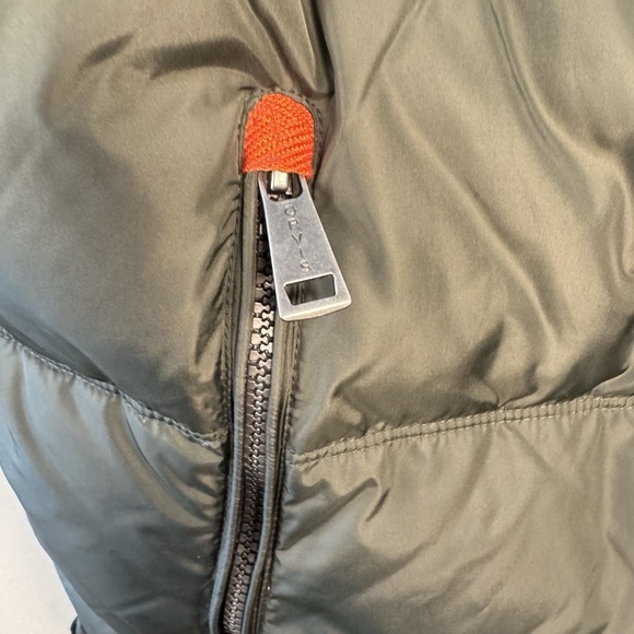 Orvis Essex Duck Down Puffer Vest Men's Medium Green Outdoor Winter Classic - Picture 3 of 13